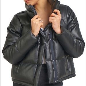 Dex l Faux Leather Mini Puffer